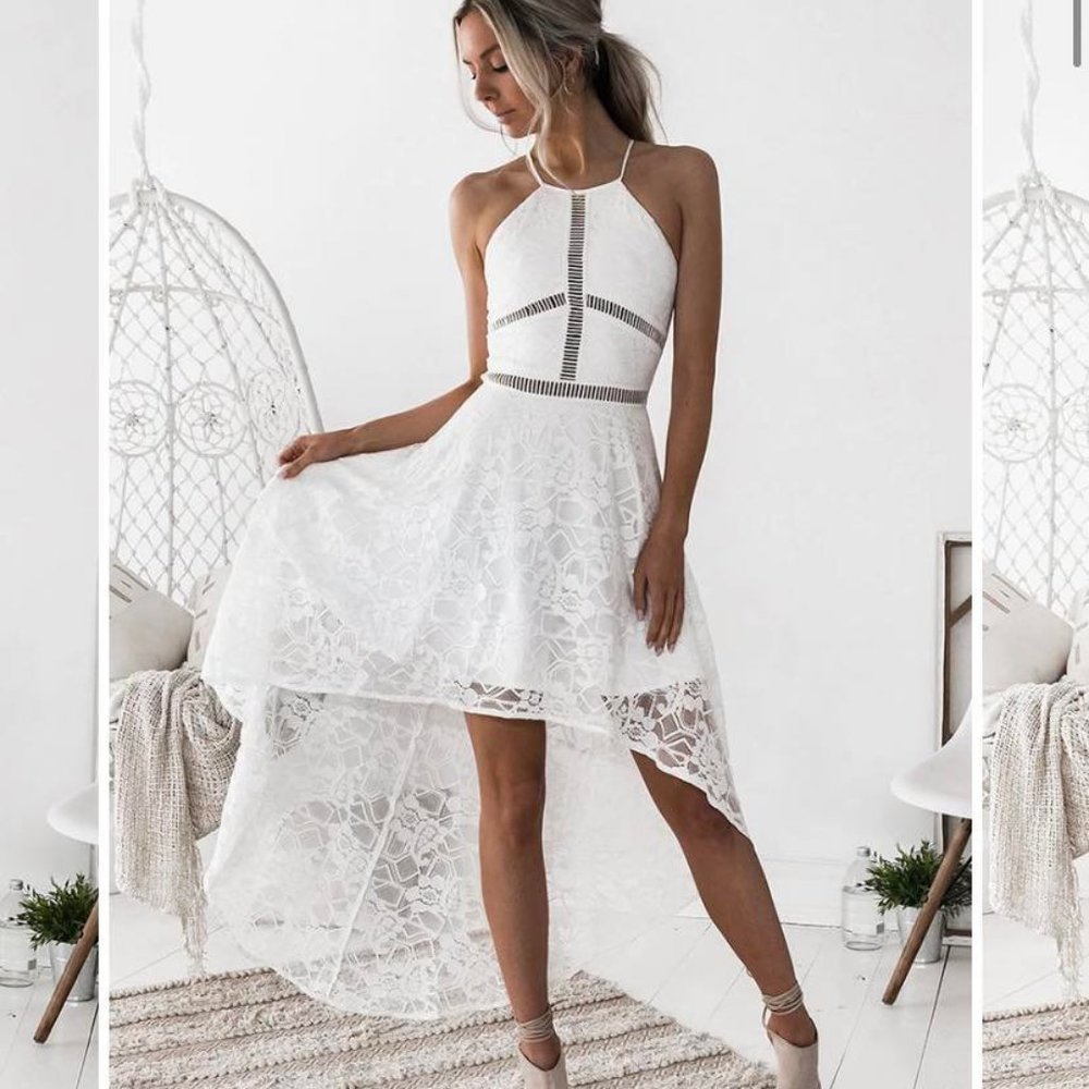 Jaus Hazel White Dress